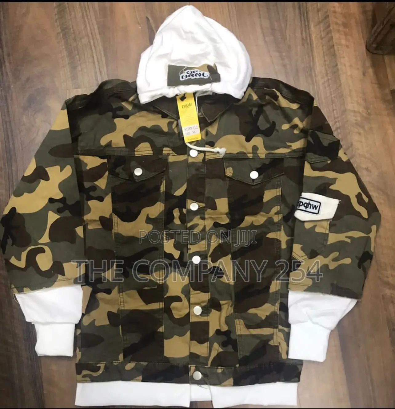 Unisex Designer Hooded Denim Jackets Ksh.3200