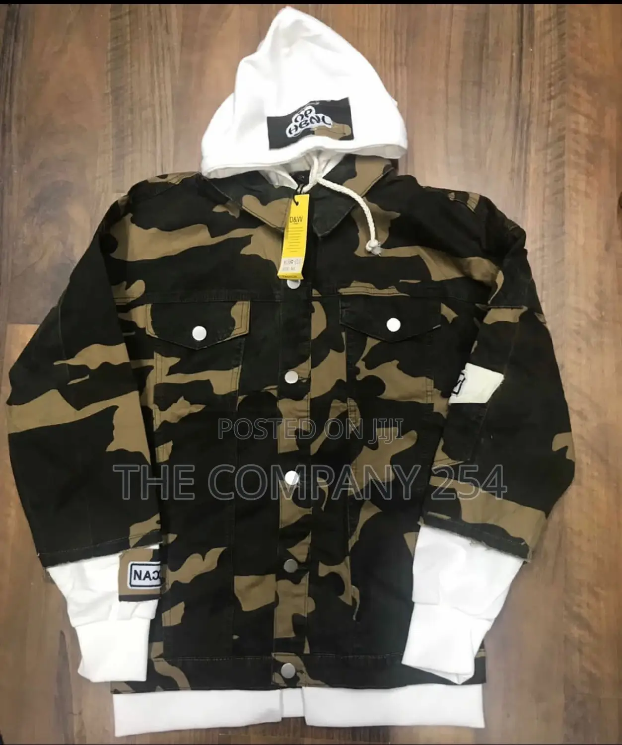 Unisex Designer Hooded Denim Jackets Ksh.3200
