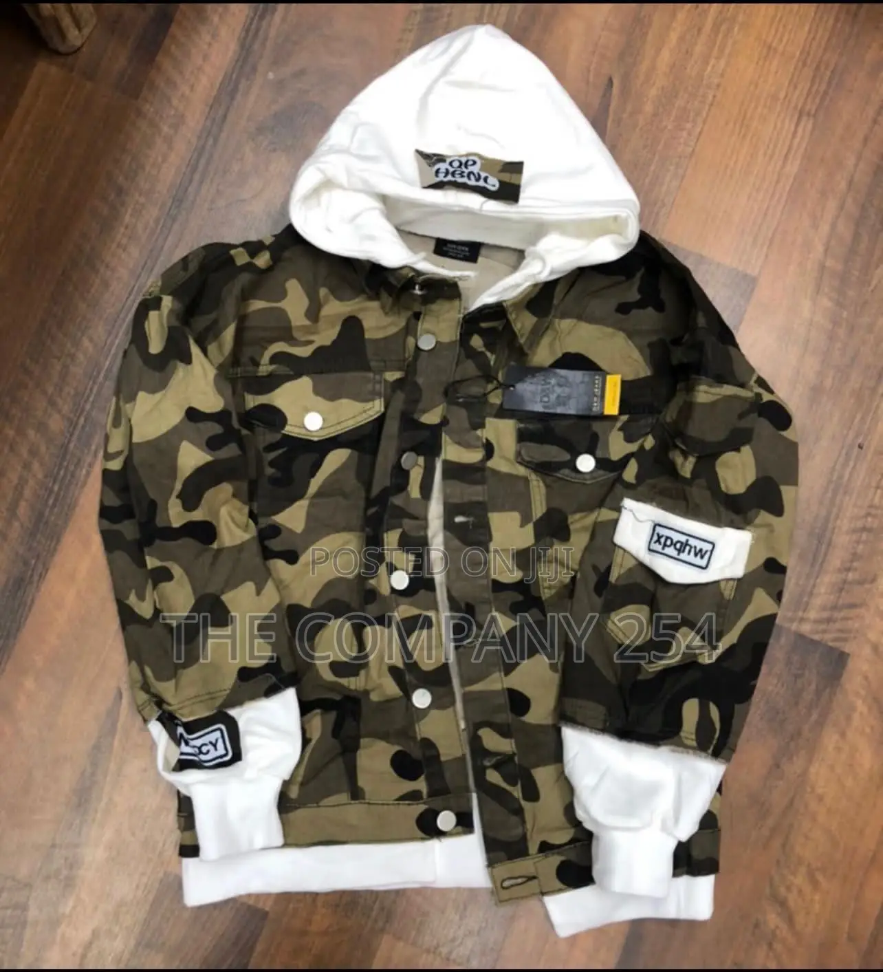 Unisex Designer Hooded Denim Jackets Ksh.3200