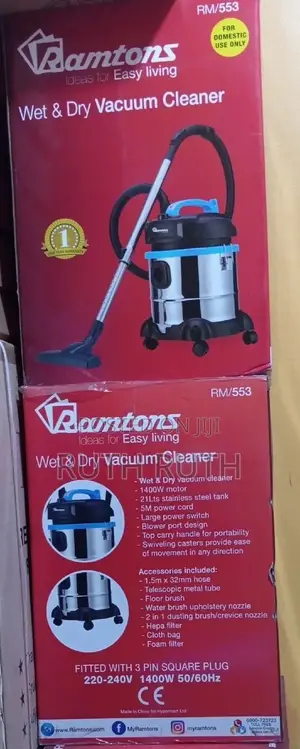 Ramtons – Rm/553 Wet and Dry Vacuum Cleaner