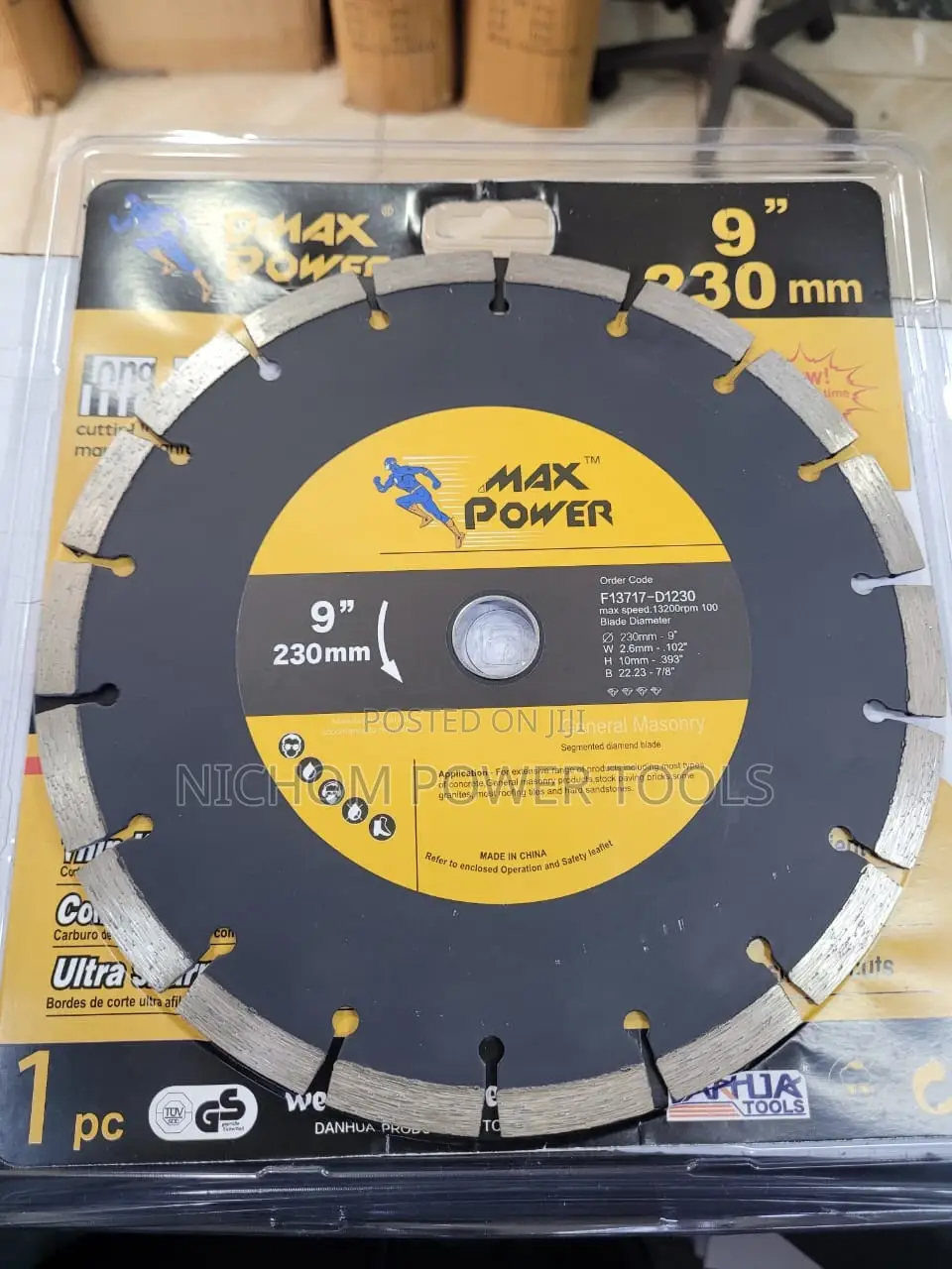 Dmax Power Diamond Disc 9"
