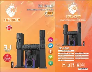 Woofer!Euroken Ek-6401 3.1ch Multimedia Speaker System
