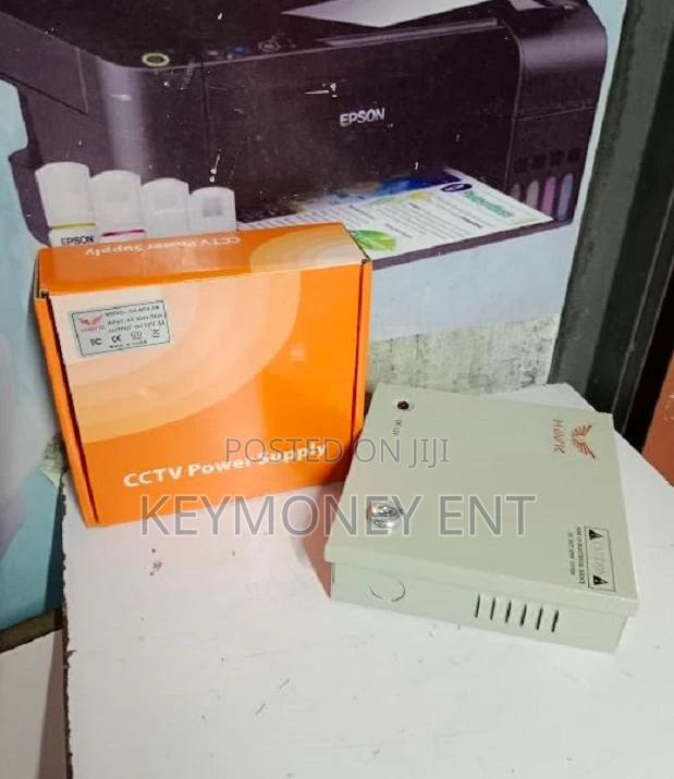 12V5A Closed Power Supply Unit for 5 CCTV Cameras - main view