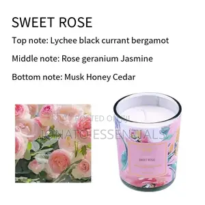 Valentines Botanical Scented Candle
