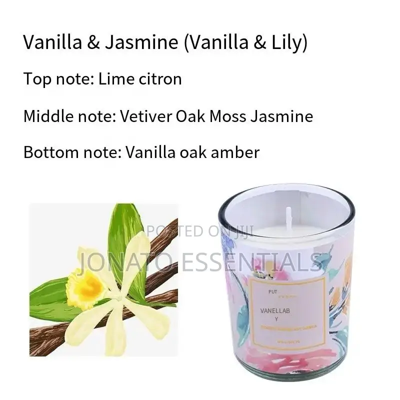 Valentines Botanical Scented Candle