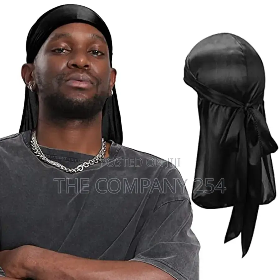 Unisex Velvet Wave Durags Bandanas Turban Hat Wigs Doo Men