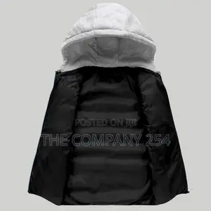 Unisex Printing Cuban Branding Sleeveless Half Puff Jackets.