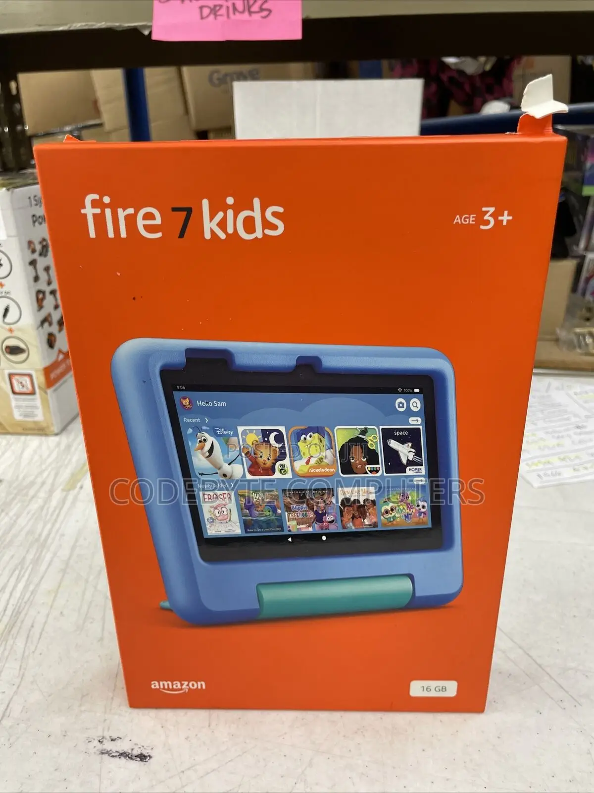 New Amazon Fire 7 16 GB Yellow