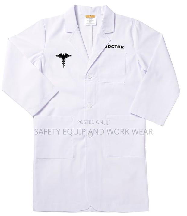 Kids Lab Coats | White Dust Coats - main view
