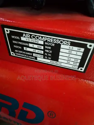 Air Compressor. All Sizes