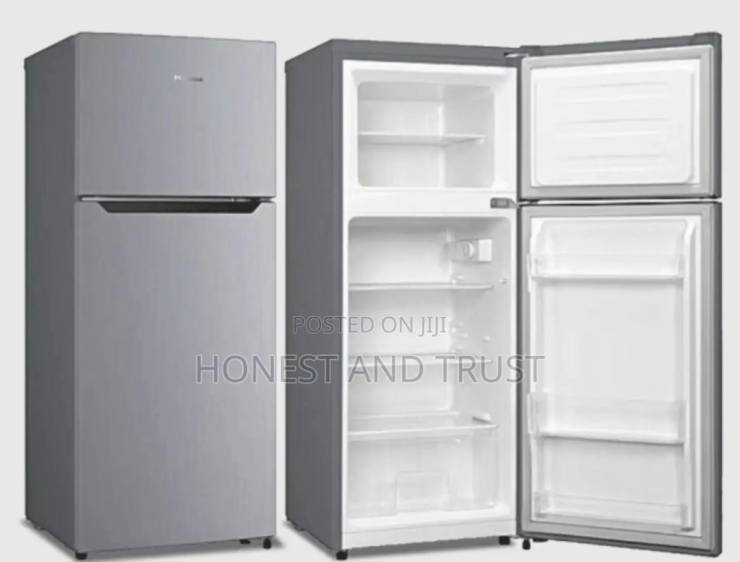 Hisense Fridge REF205DR 205litres Double Door Silver