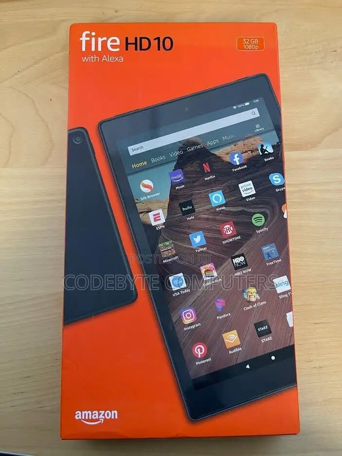 New Amazon Fire HD 10 32 GB Black
