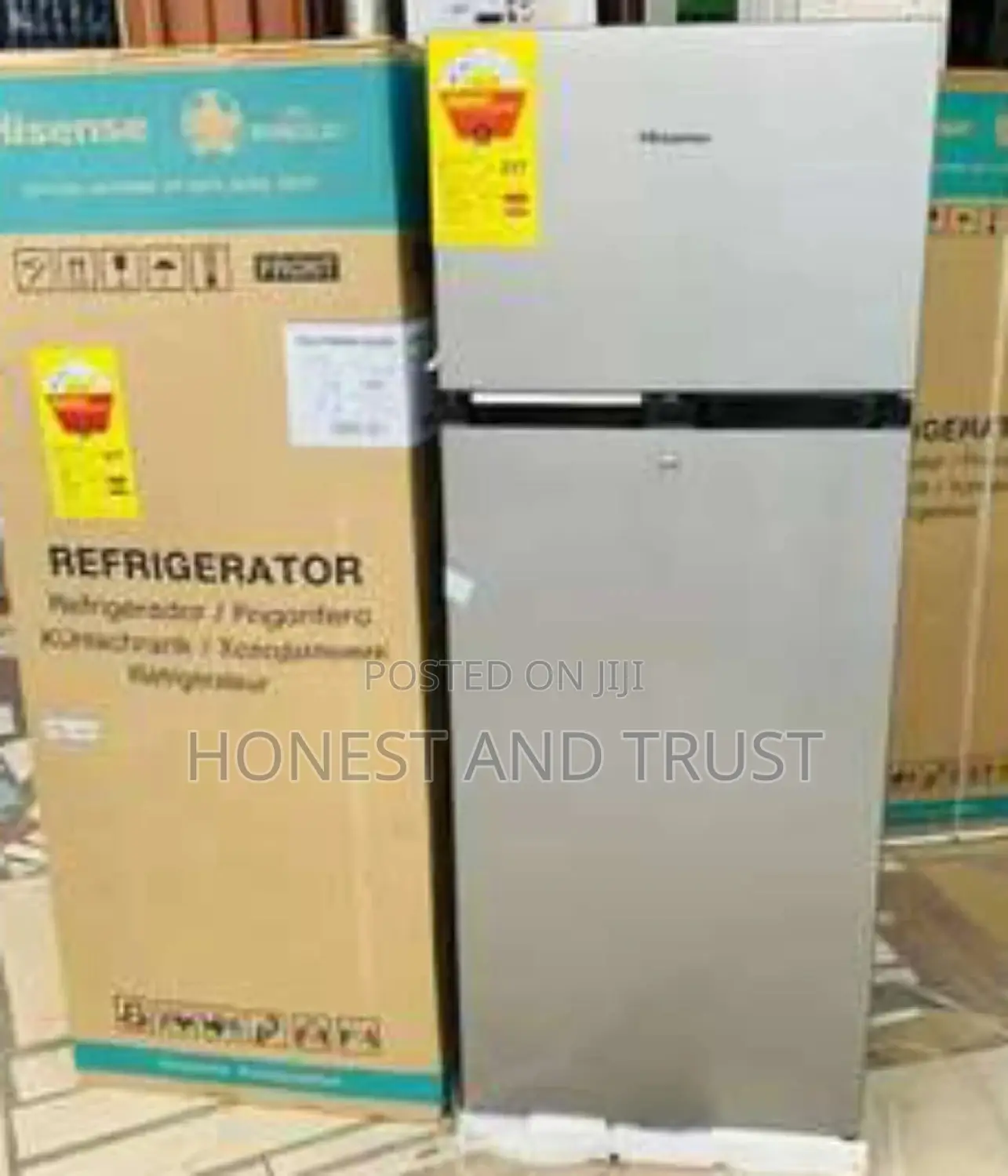 Hisense Fridge REF205DR 205litres Double Door Silver