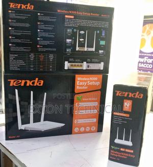 Tenda N300 Wireless Wifi Router With High Power - thumbnail 2
