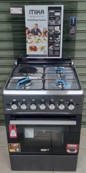 Mika Standing Cooker 60*60cm With 3 Gas Burners