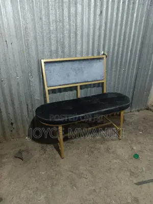 Salon or Kinyozi Waiting or Reception Bench 2 Seater 