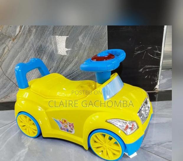 Yellow Car Fancy Potty - main view