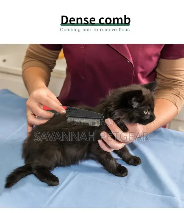 Groomer's Best Long Handle Pet Lice Combs Dog Cat Flea Comb