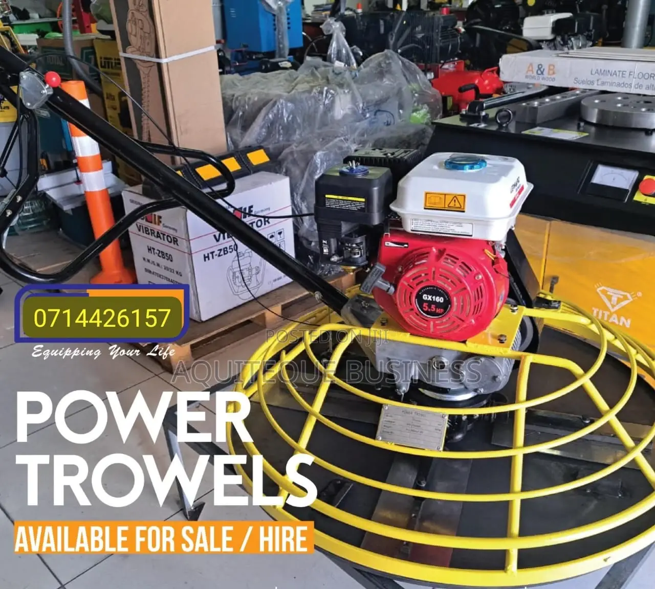 Powe Floating Trowel Machine