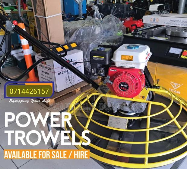 Powe Floating Trowel Machine - main view