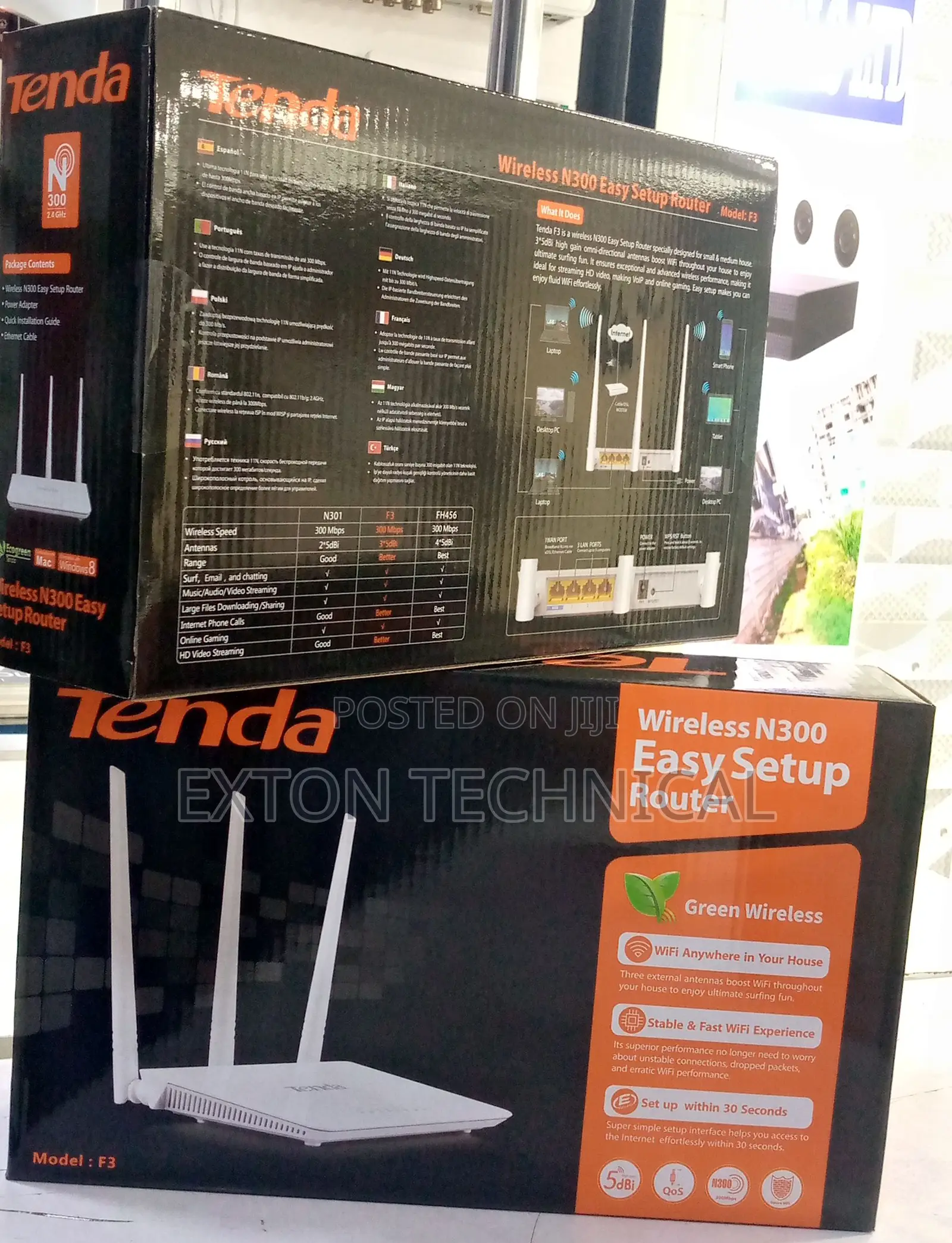 Tenda F3 Router (Wireless N300)