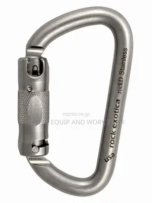D- Shape Screw Gate Carabiner