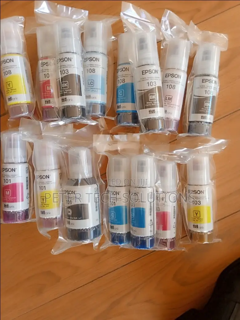  Epsons Original Inks.