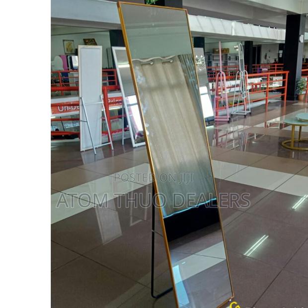 Rectangular Executive Golden Dressing Mirror - main view