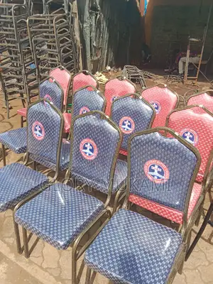 Conference Chairs With Church Logo