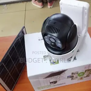 4g Solar Powered-Camera -(With Simcard Slot, PTZ 360°,Hd