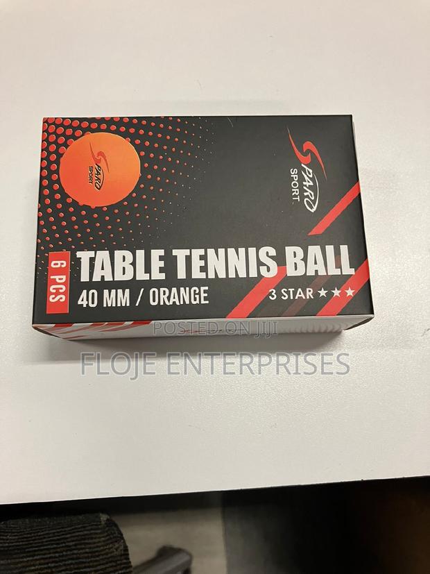 Table Tennis Balls 3star 6 Pack