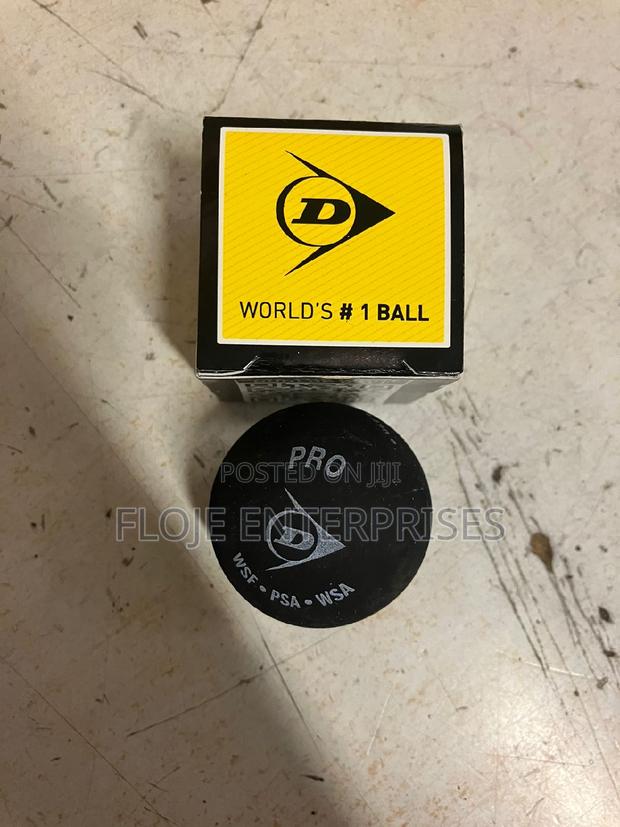 Squash Ball Dunlop Yellow Dot - main view