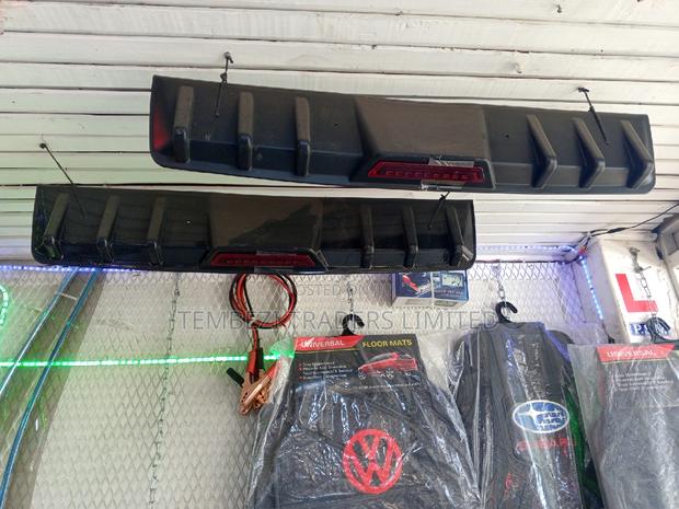 Universal Rear Bumper Diffuser With Lights - main view