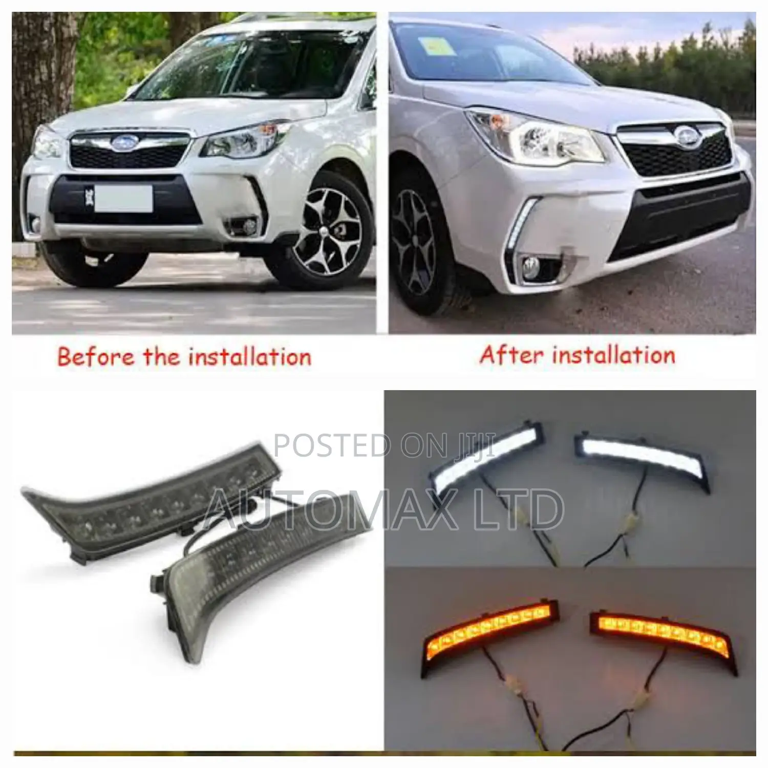 2 PCS Daytime DRL With Signal. For Subaru Forester SJ5/ SJG