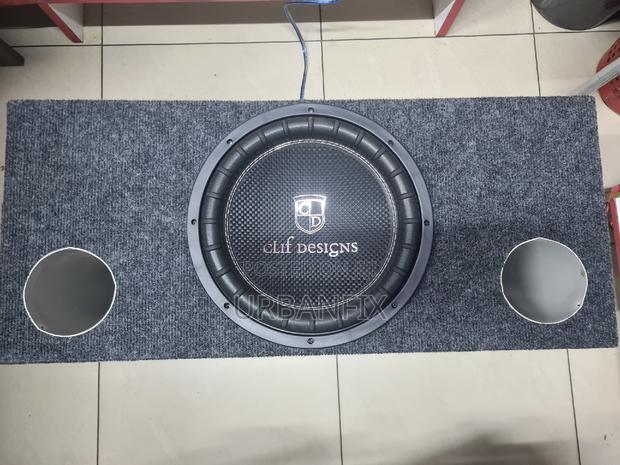 1200 Watts Double Coil Clif Designs Bass Subwoofer