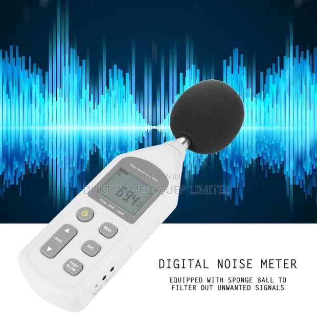 Hospital Handheld Noise Meter With Light Weight, Multiuse - thumbnail 3