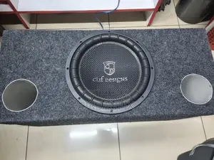 Clif Designs 1200 Watts Double Coil Subwoofer With Cabinet