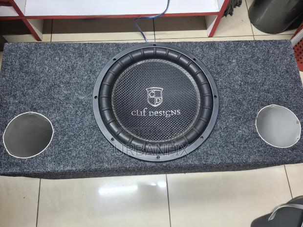 Clif Designs 1200 Watts Double Coil Subwoofer With Cabinet