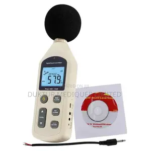 Hospital Handheld Noise Meter With Light Weight, Multiuse