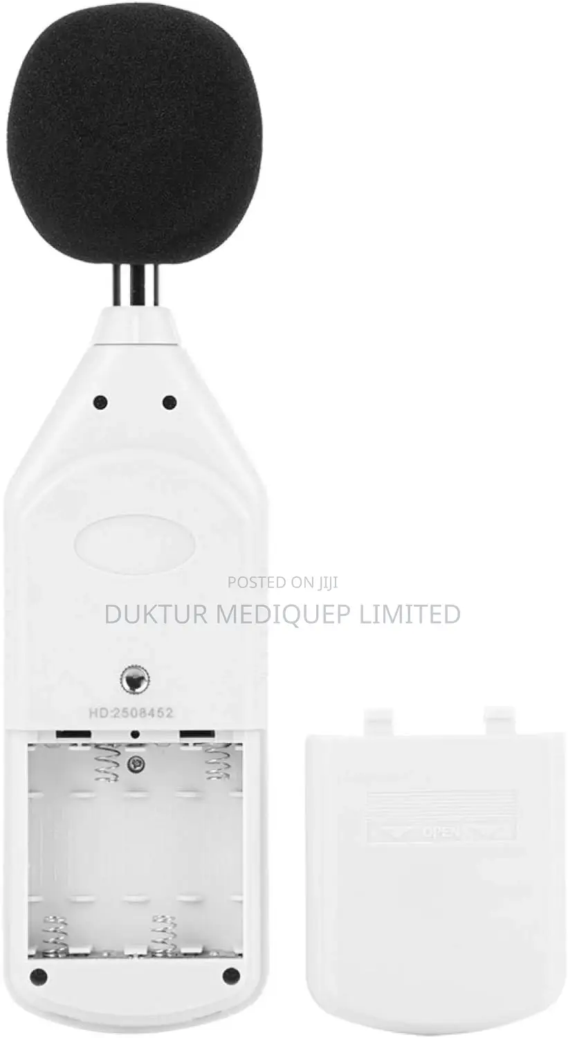 Hospital Handheld Noise Meter With Light Weight, Multiuse