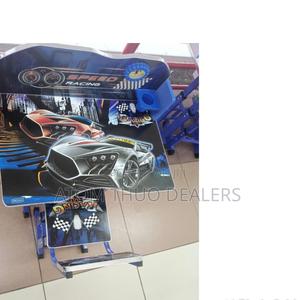 Speed Racing Blue Kids Study Table - thumbnail 2