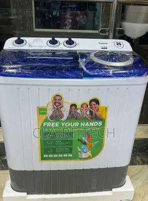 Syinix 10kg Twin Tub Washing Machine-Semi Automatic Top Load