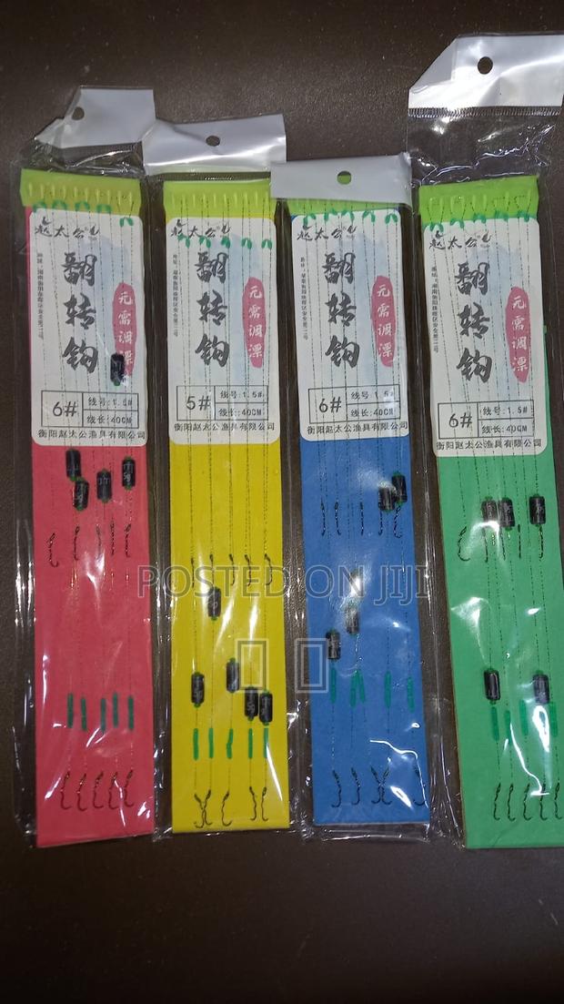 5pairs of Fishing Hooks and Lead