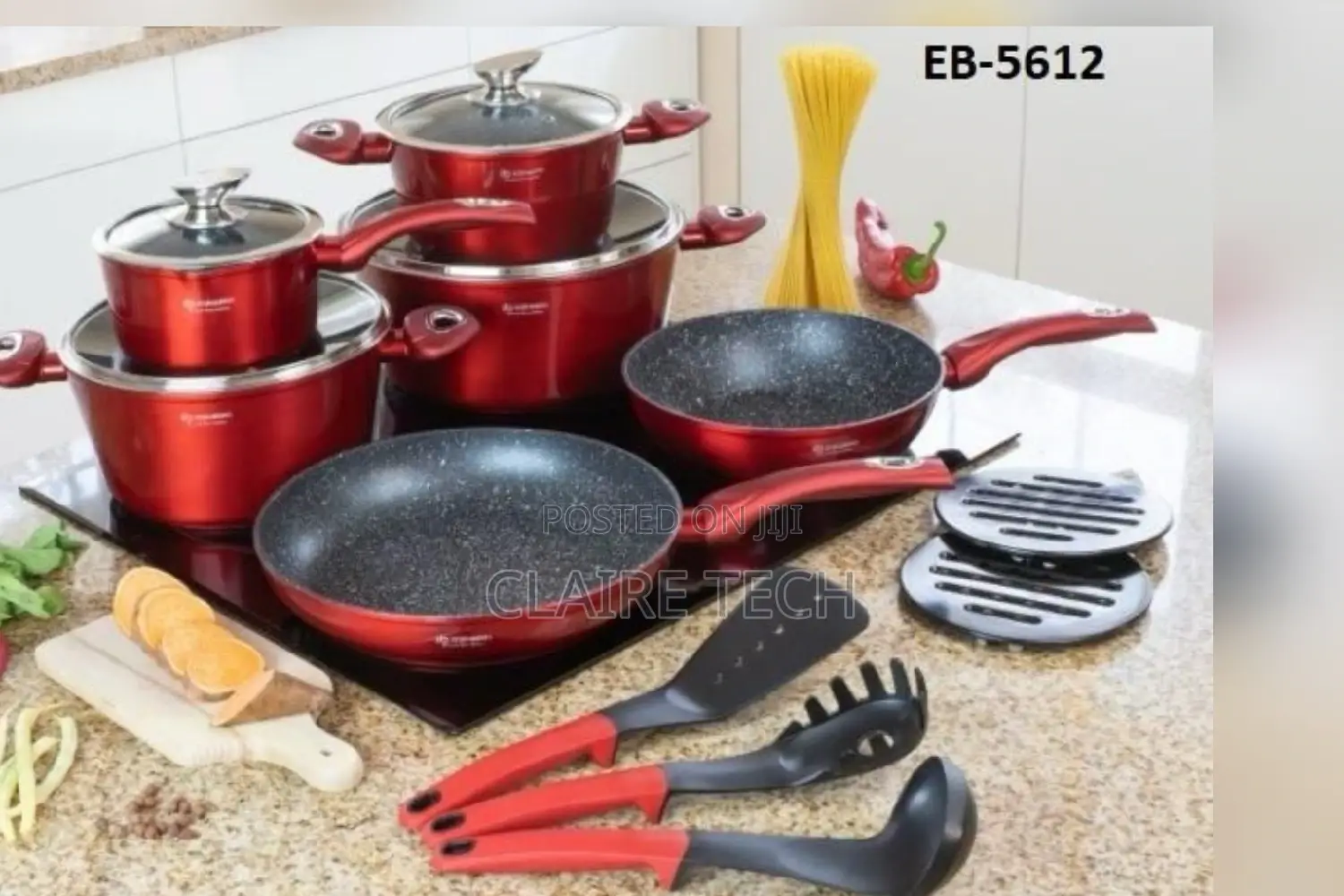 15 Pieces Edenberg Cookware Set EB-5612