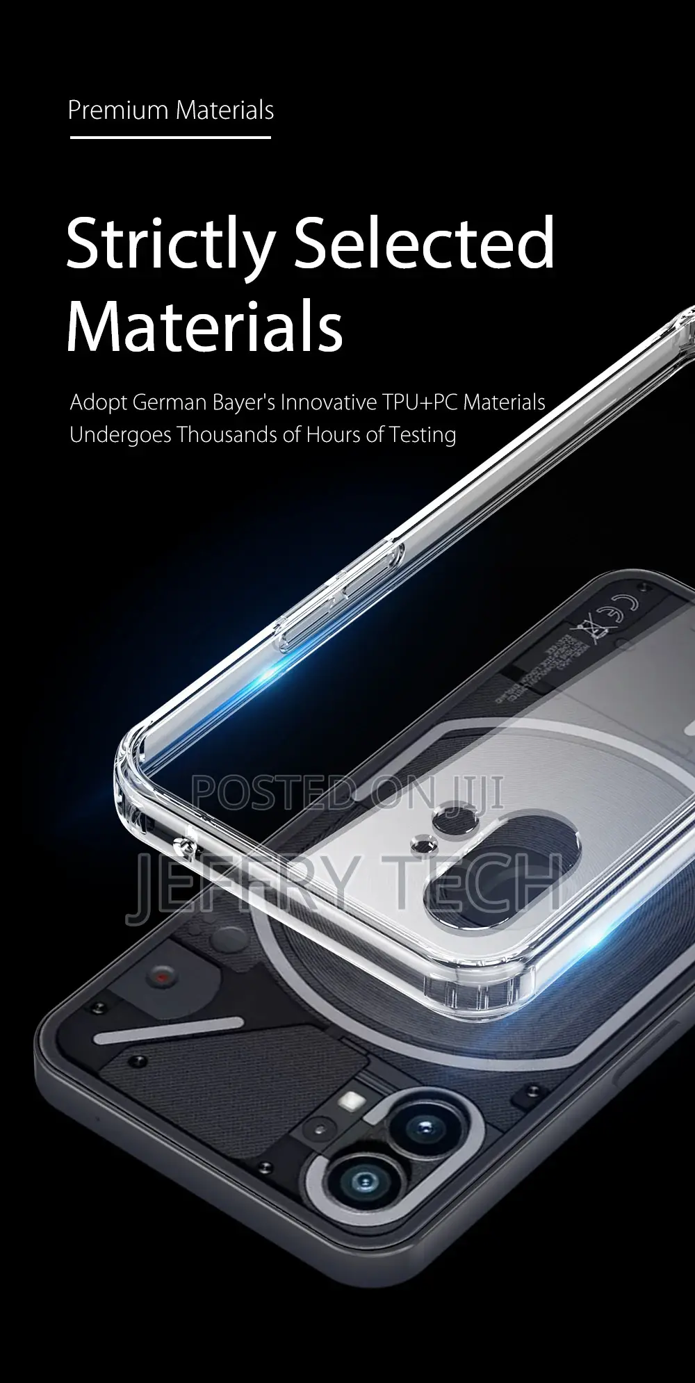 Clin Series Clear Case for Nothing Phone 1