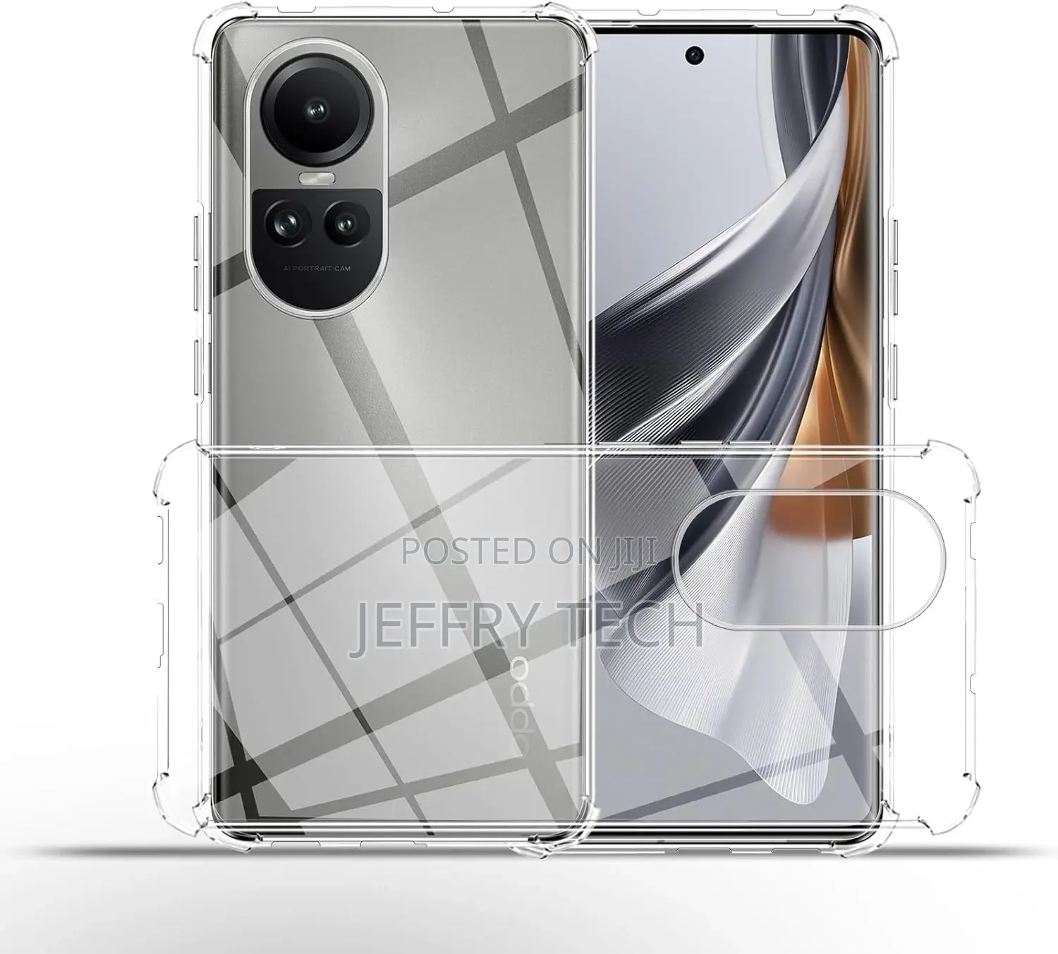 Oppo Reno 10 5G / 10 Pro Case, Crystal Clear Rear Protective