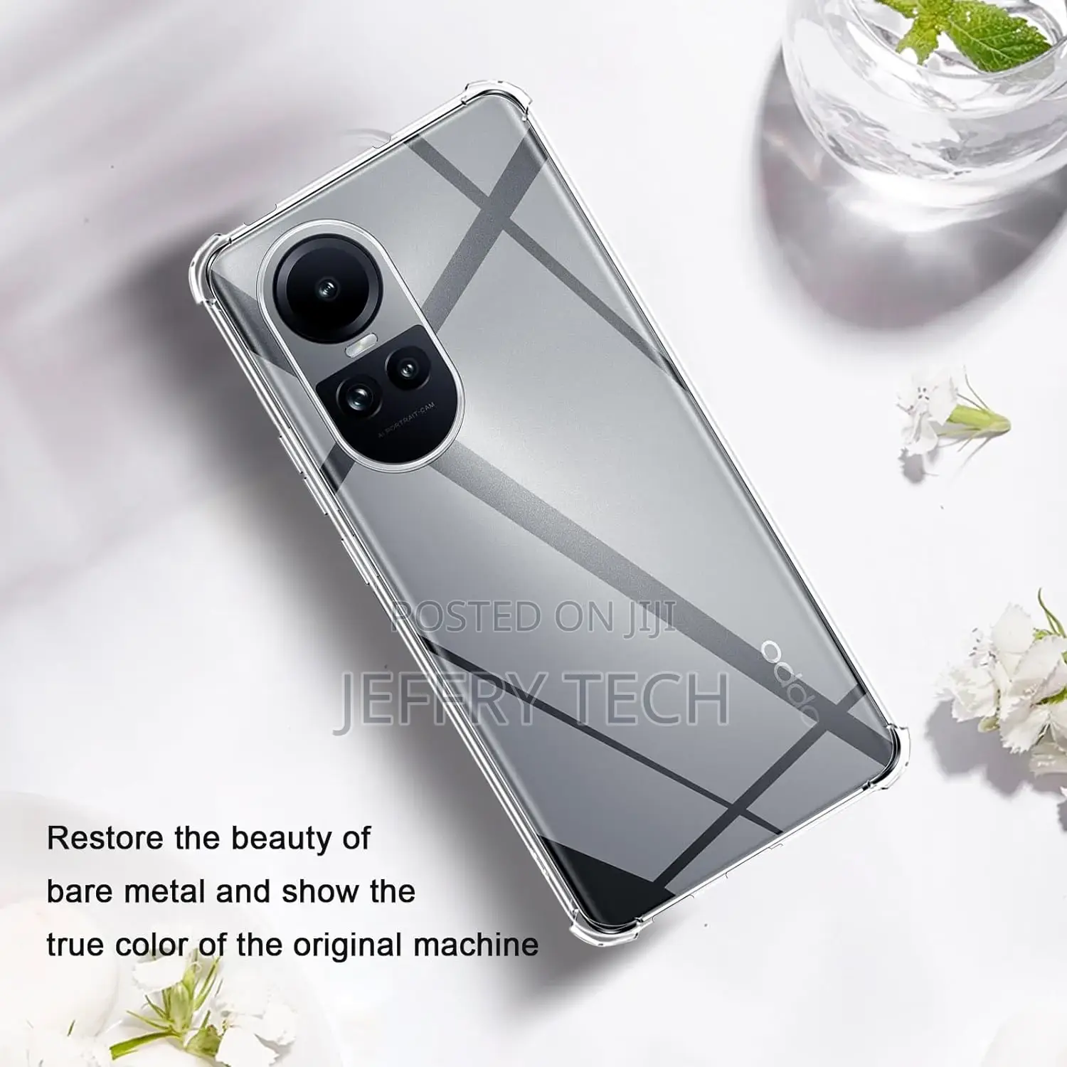 Oppo Reno 10 5G / 10 Pro Case, Crystal Clear Rear Protective