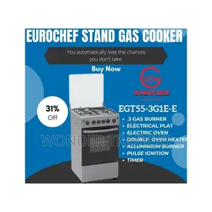 3+1 Eurochef Standing Cooker