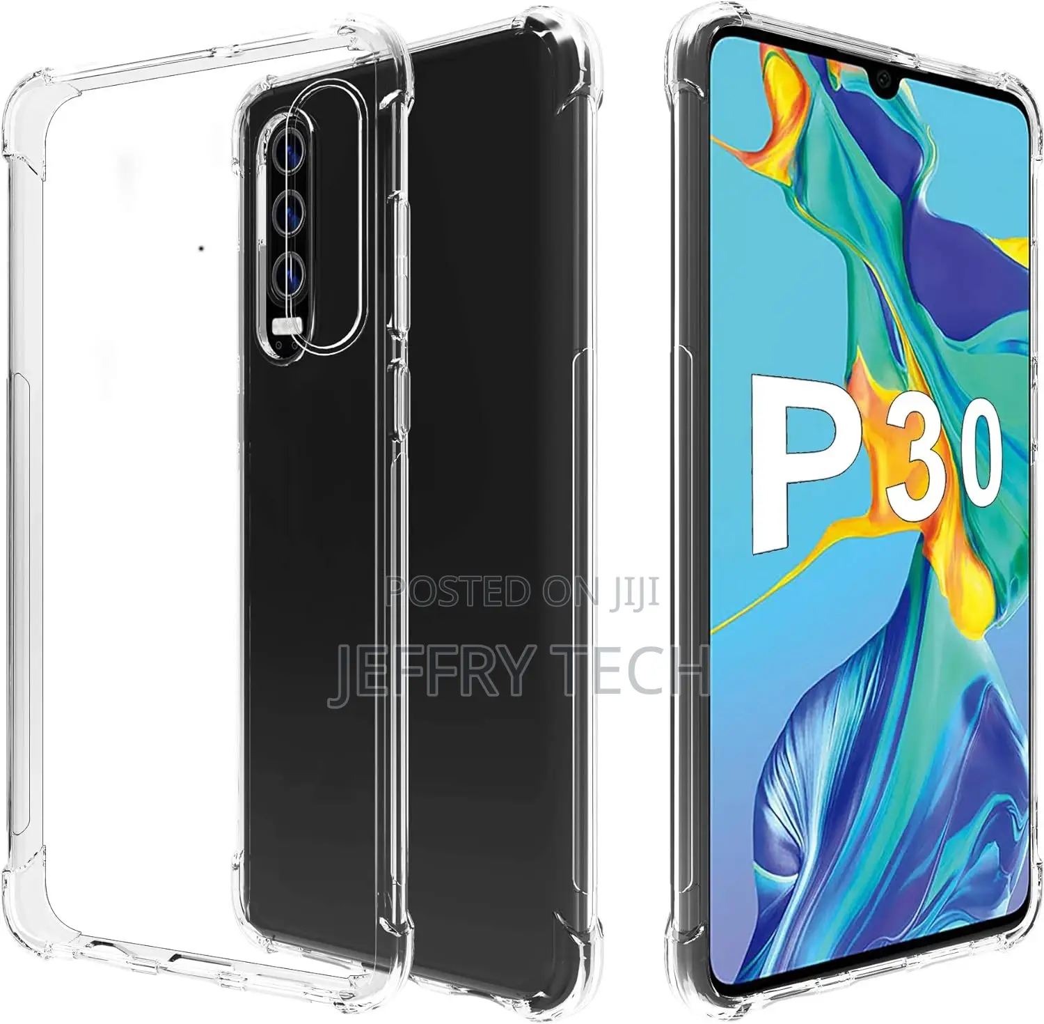 Huawei P30 Case - Crystal Clear Hybrid Material Covers Air C