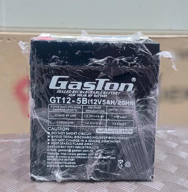 Gaston 12v 5ah Rechargeable Battery